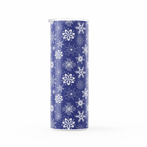 Blue Snowflake 20oz Tumbler