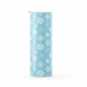 Blue Snowflake 20oz Tumbler