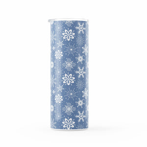 Blue Snowflake 20oz Tumbler