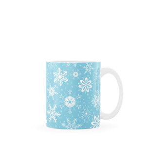 Blue Snowflake Mug