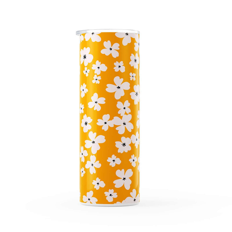 Daisies 20oz Tumbler, Dishwasher Safe Tumbler 