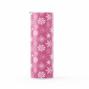 Pink Snowflake 20oz Tumbler