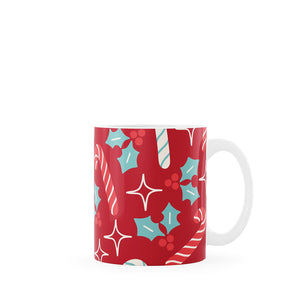 Red Candy Cane Mug
