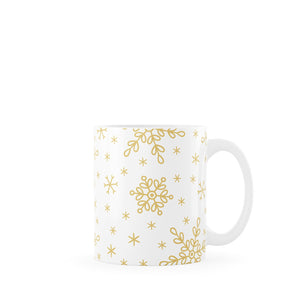 White Snowflake Mug