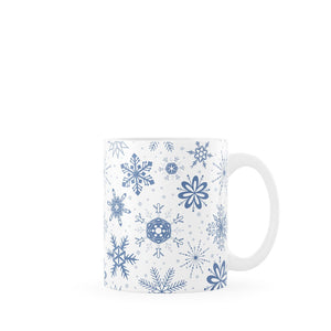 White Snowflake Mug