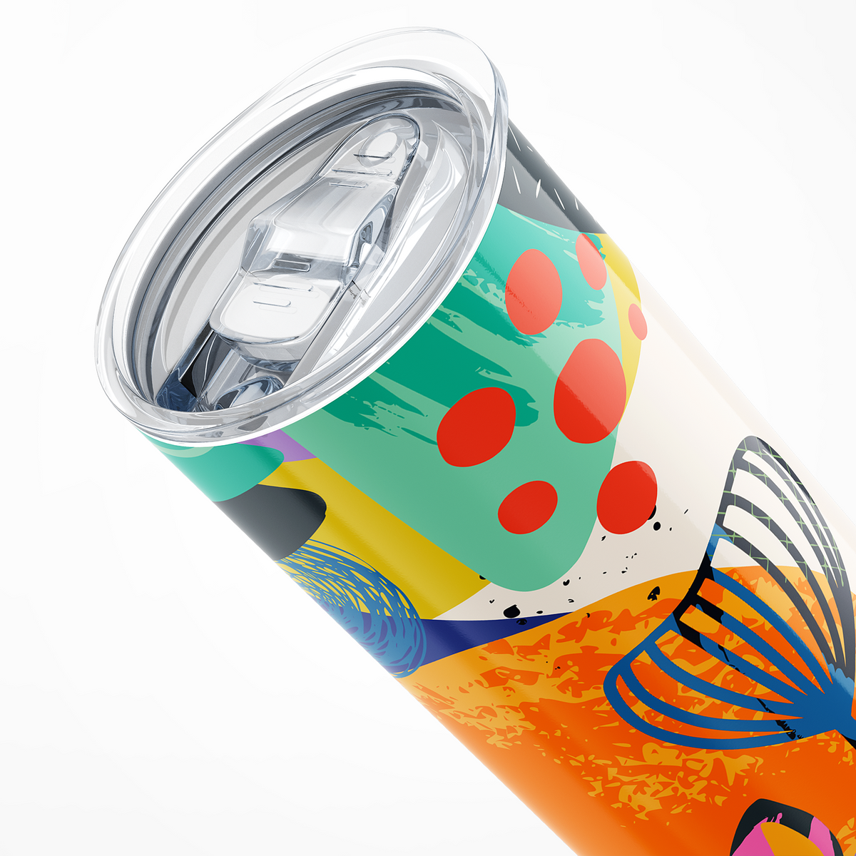 Abstract Insulated 20oz Tumbler
