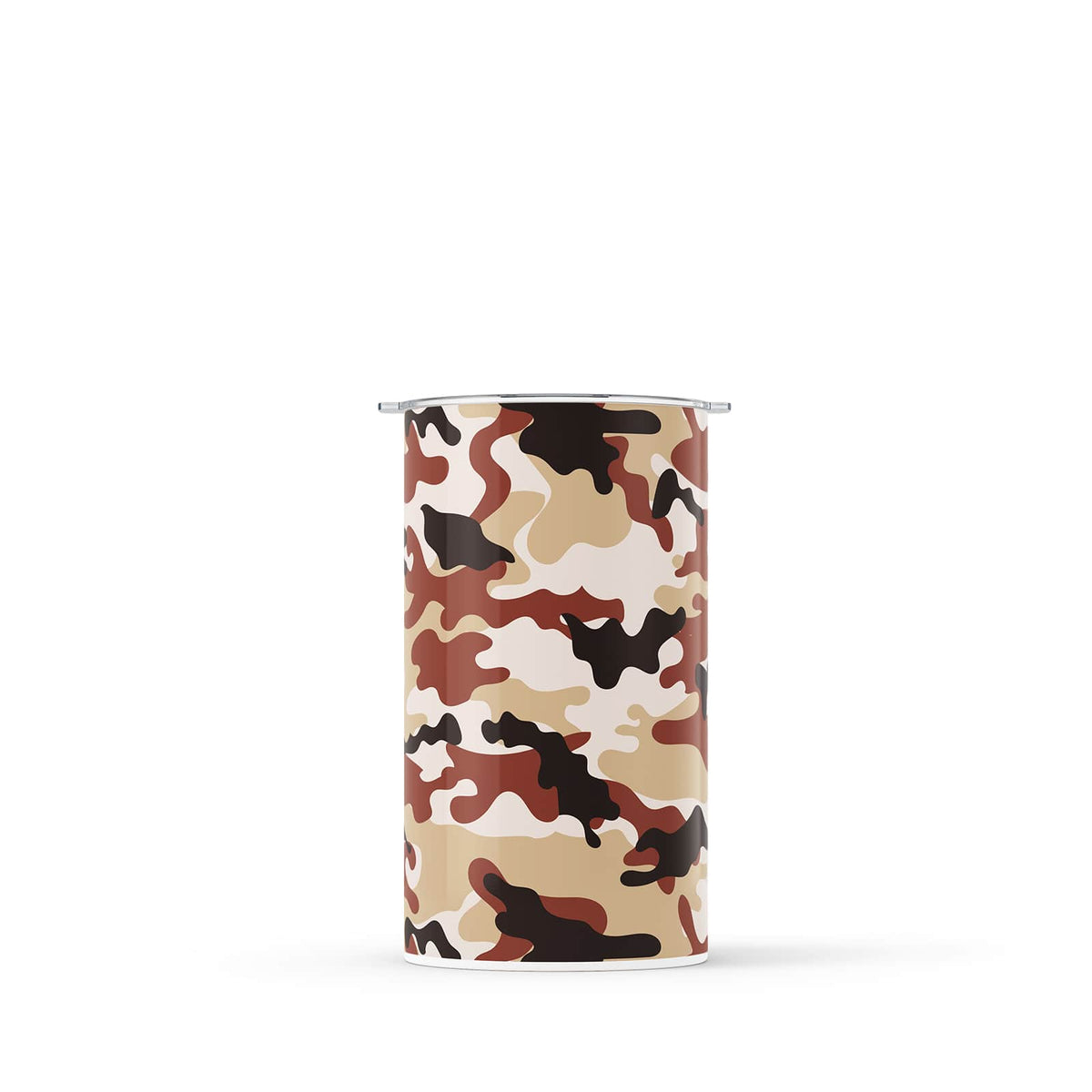 Beige Camouflage 340ml Reusable Coffee Cup By Hydronair