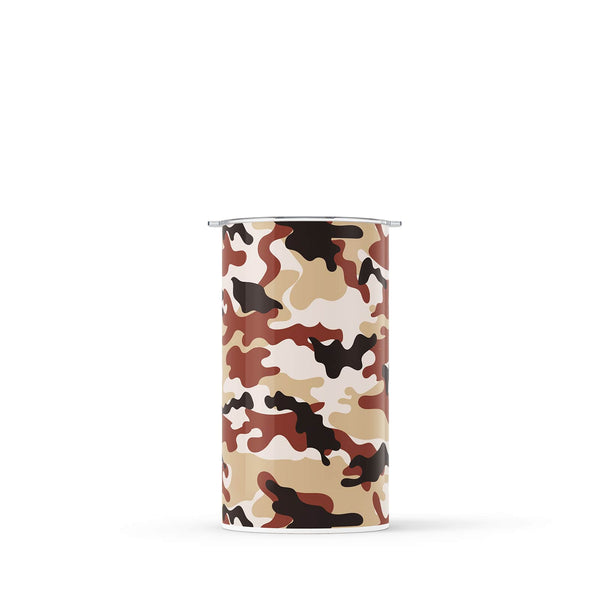 Beige Camouflage 340ml Reusable Coffee Cup By Hydronair