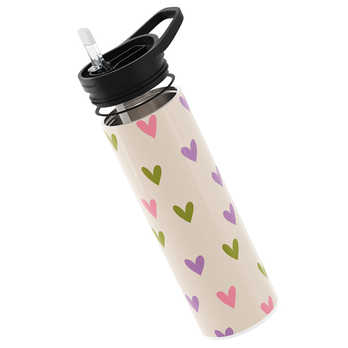 Beige Retro 560ml Reusable Bottle By Hydronair