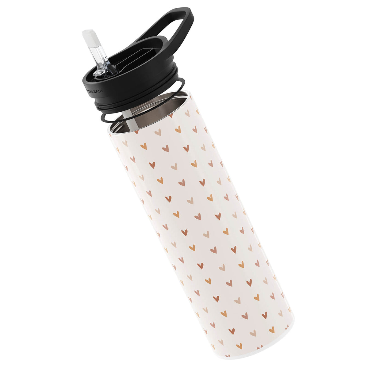 Beige Valentines 560ml Reusable Bottle By Hydronair