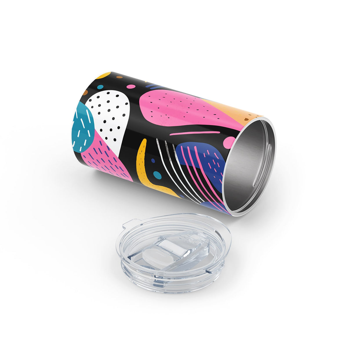 Black Abstract 340ml Reusable Cup By Hydronair