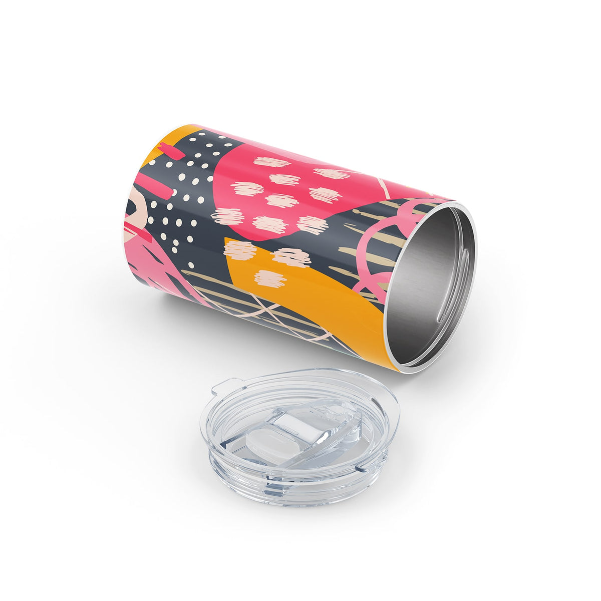 Black Abstract 340ml Reusable Cup By Hydronair