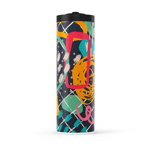 Black Abstract 560ml Water Bottle By Hydronair