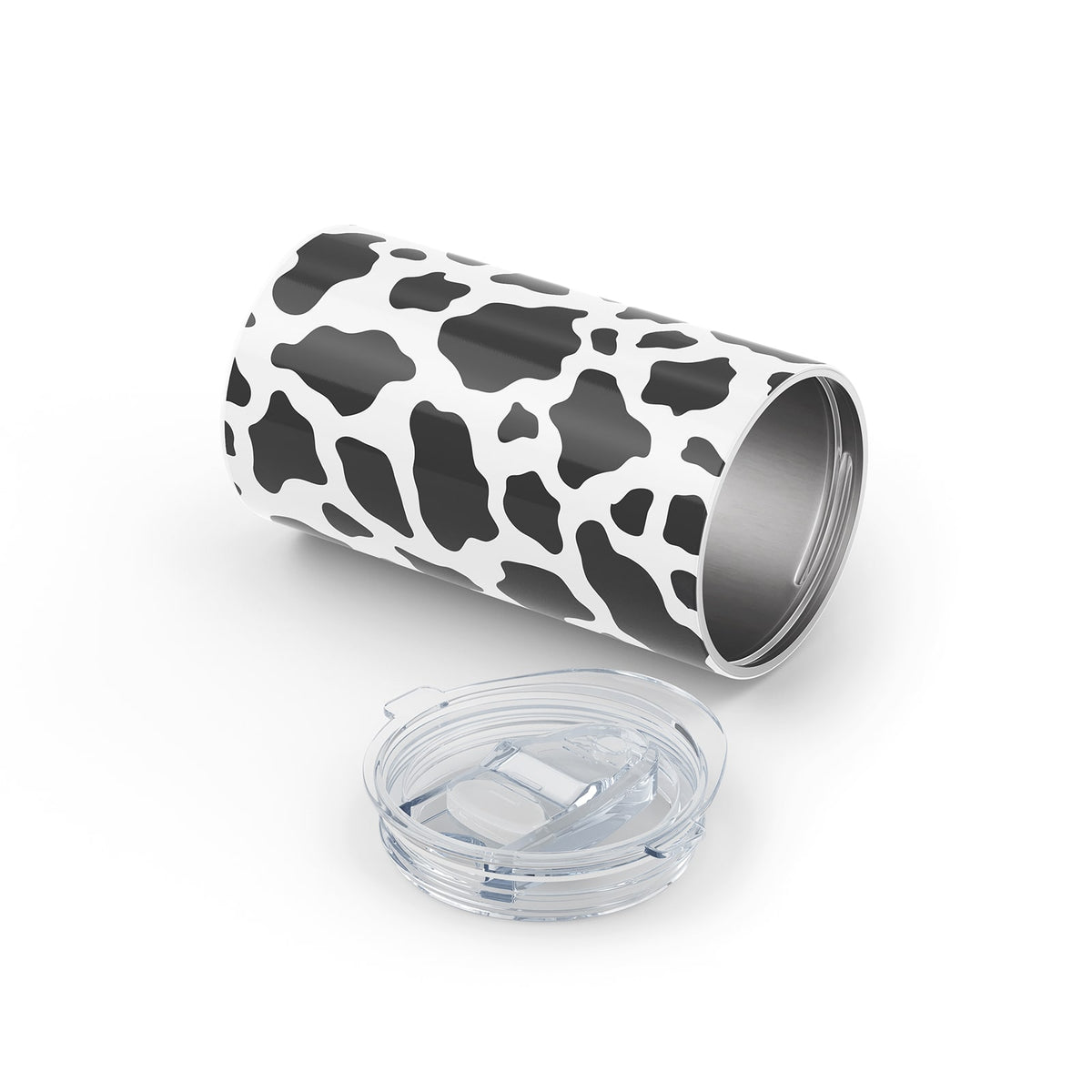Black Cow Print 340ml Reusable Cup By Hydronair 