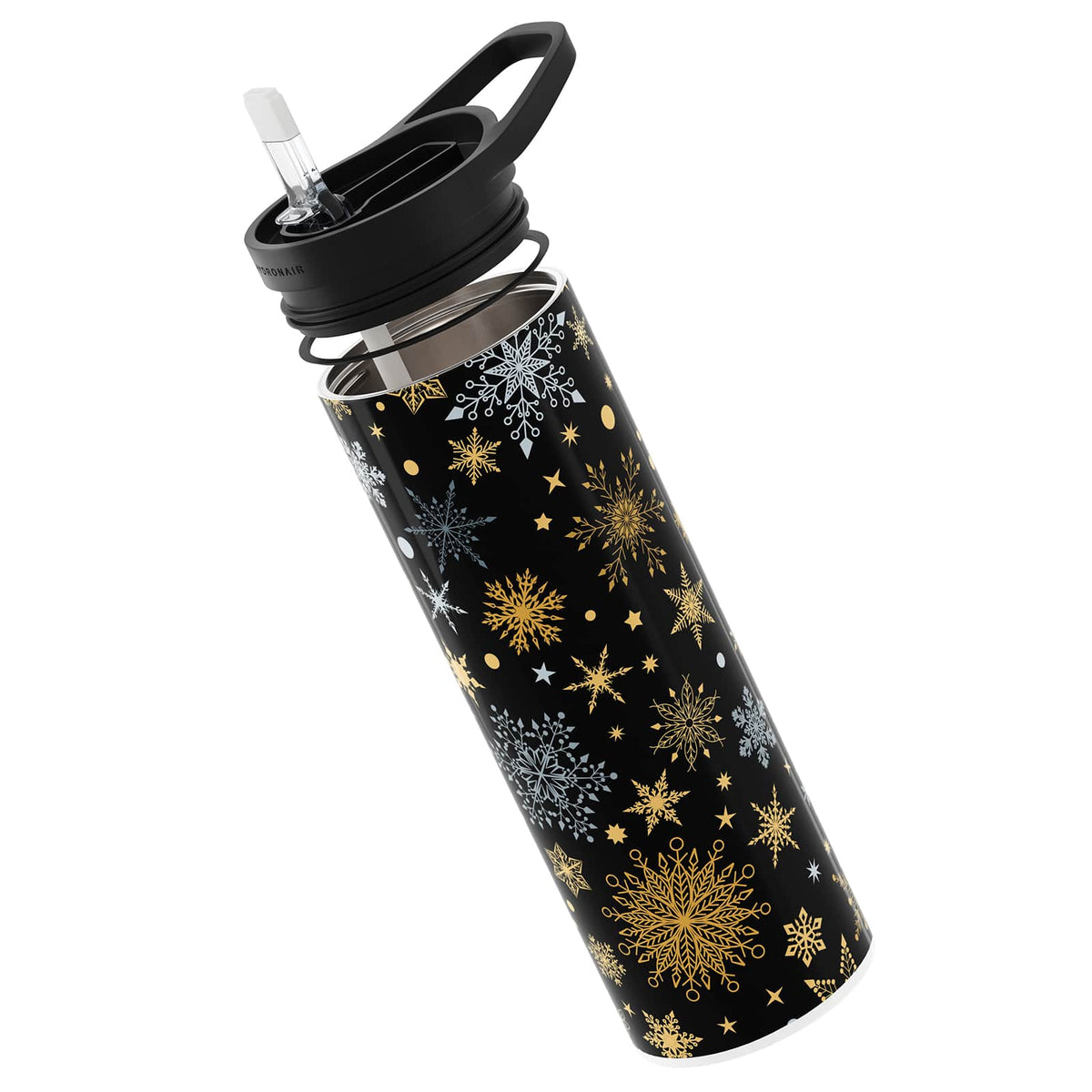 Black Winter 560ml Reusable Bottle By Hydronair
