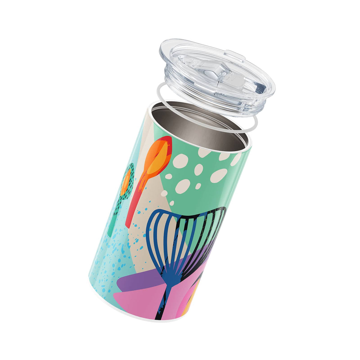 Blue Abstract 340ml Coffee Cup By Hydronair