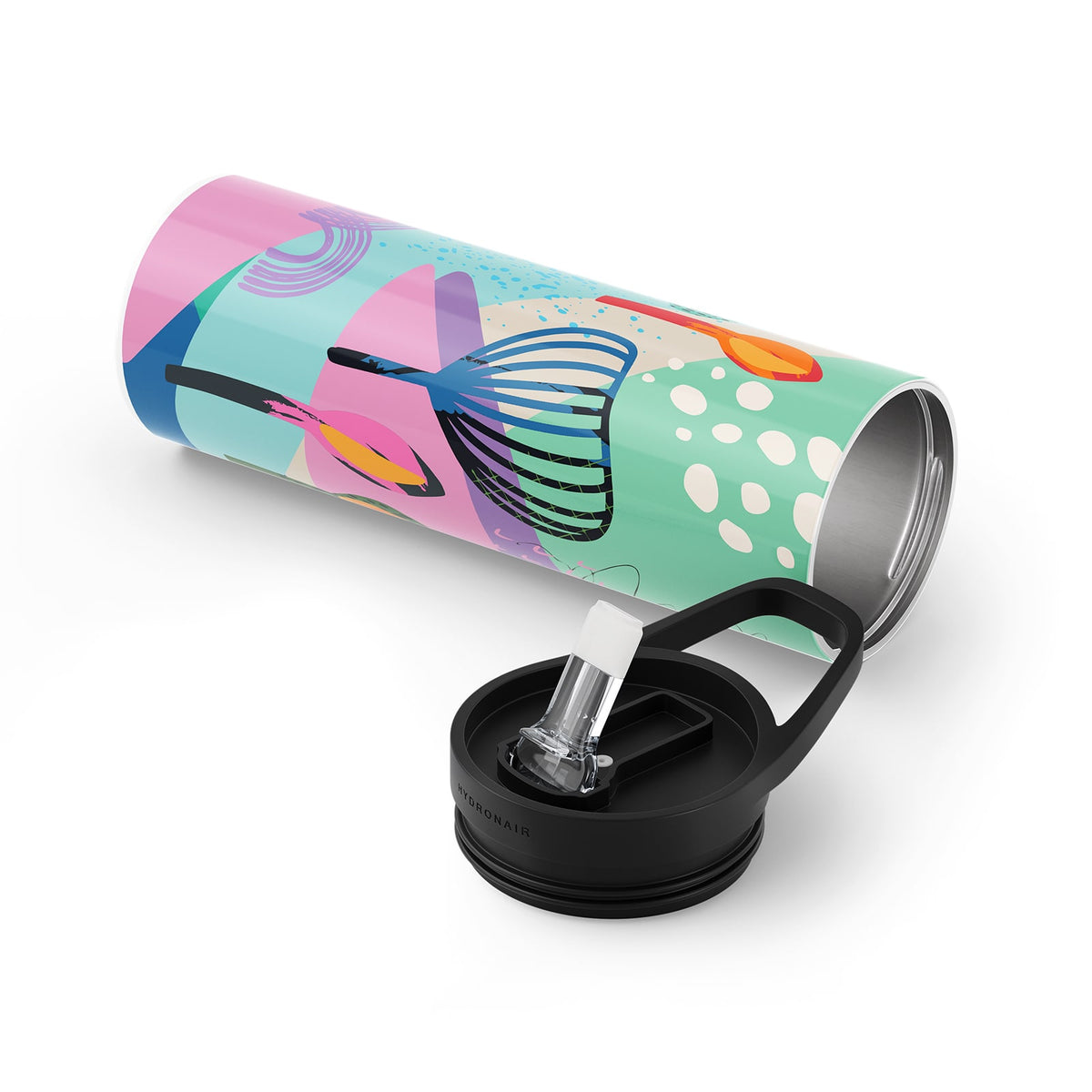 Blue Abstract 560ml Bottle By Hydronair