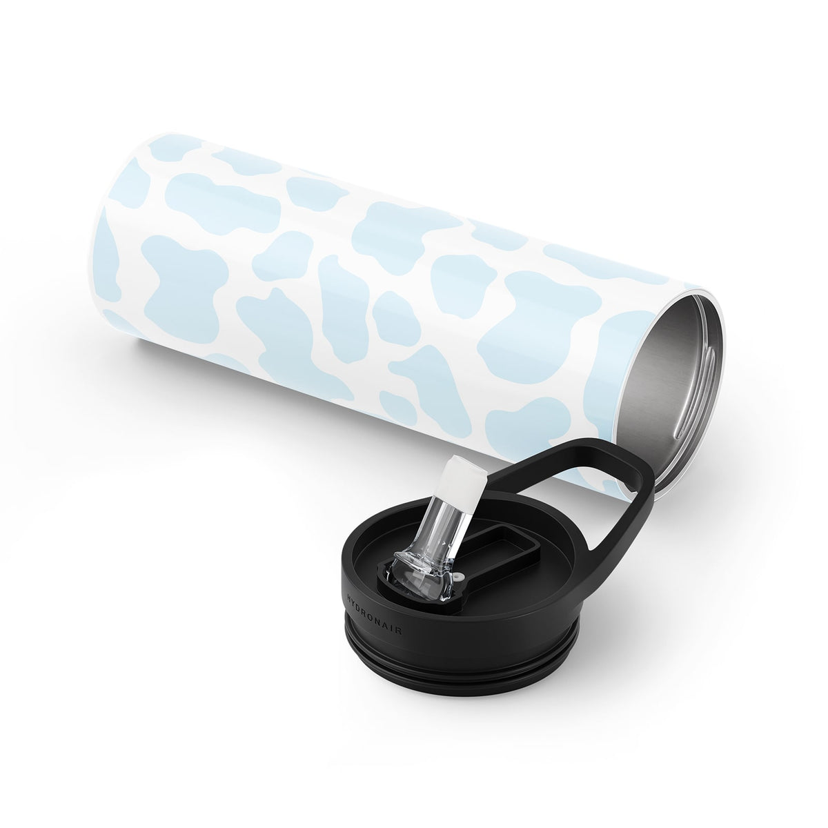 Blue Animal Print 560ml Bottle By Hydronair