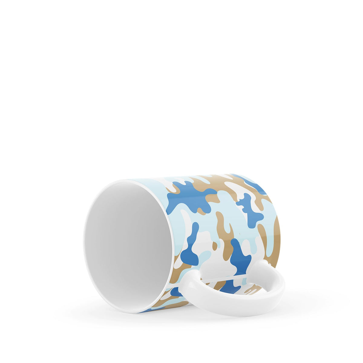 Blue Camo Ceramic Mug