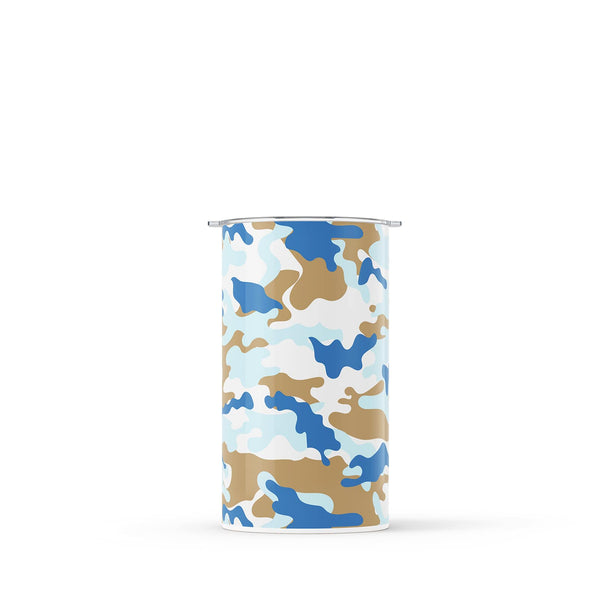 Blue Camouflage 340ml Reusable Coffee Cup By Hydronair 