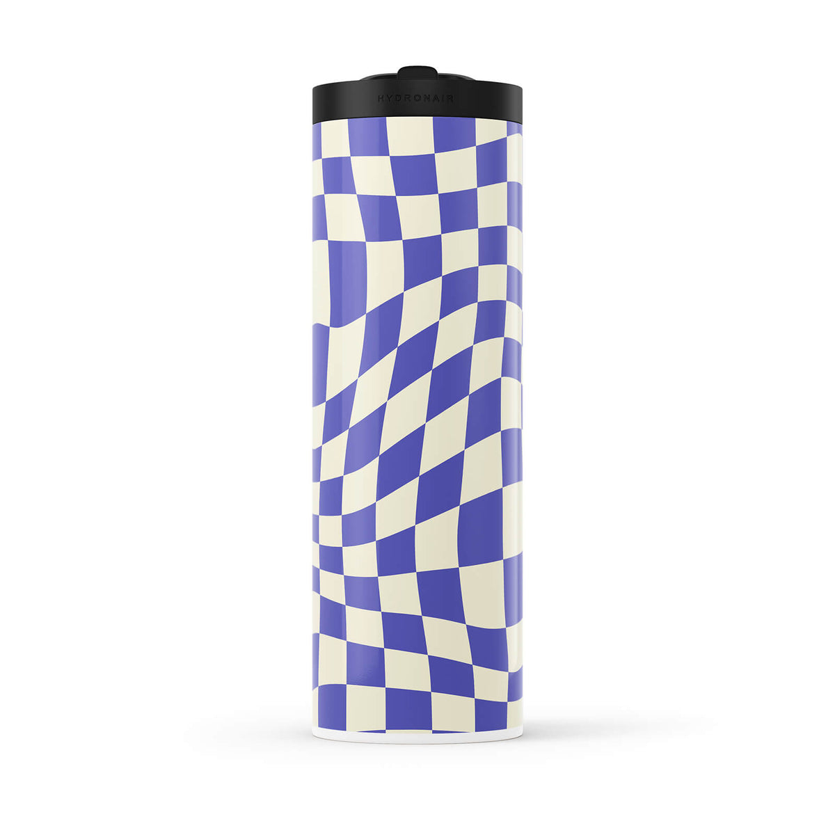 Blue Checkered 560ml Water Bottle By Hydronair