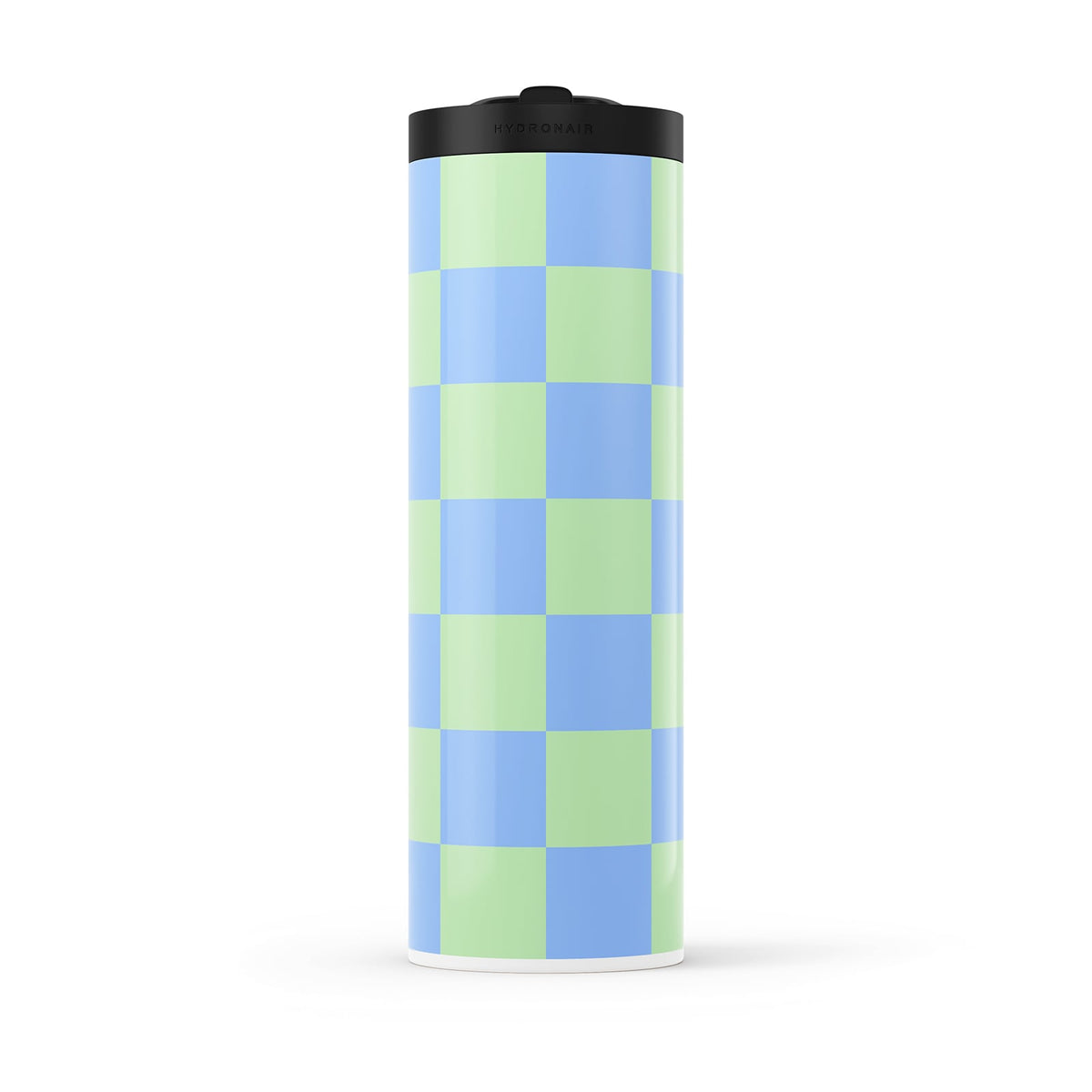 Blue Checkered 560ml Water Bottle By Hydronair
