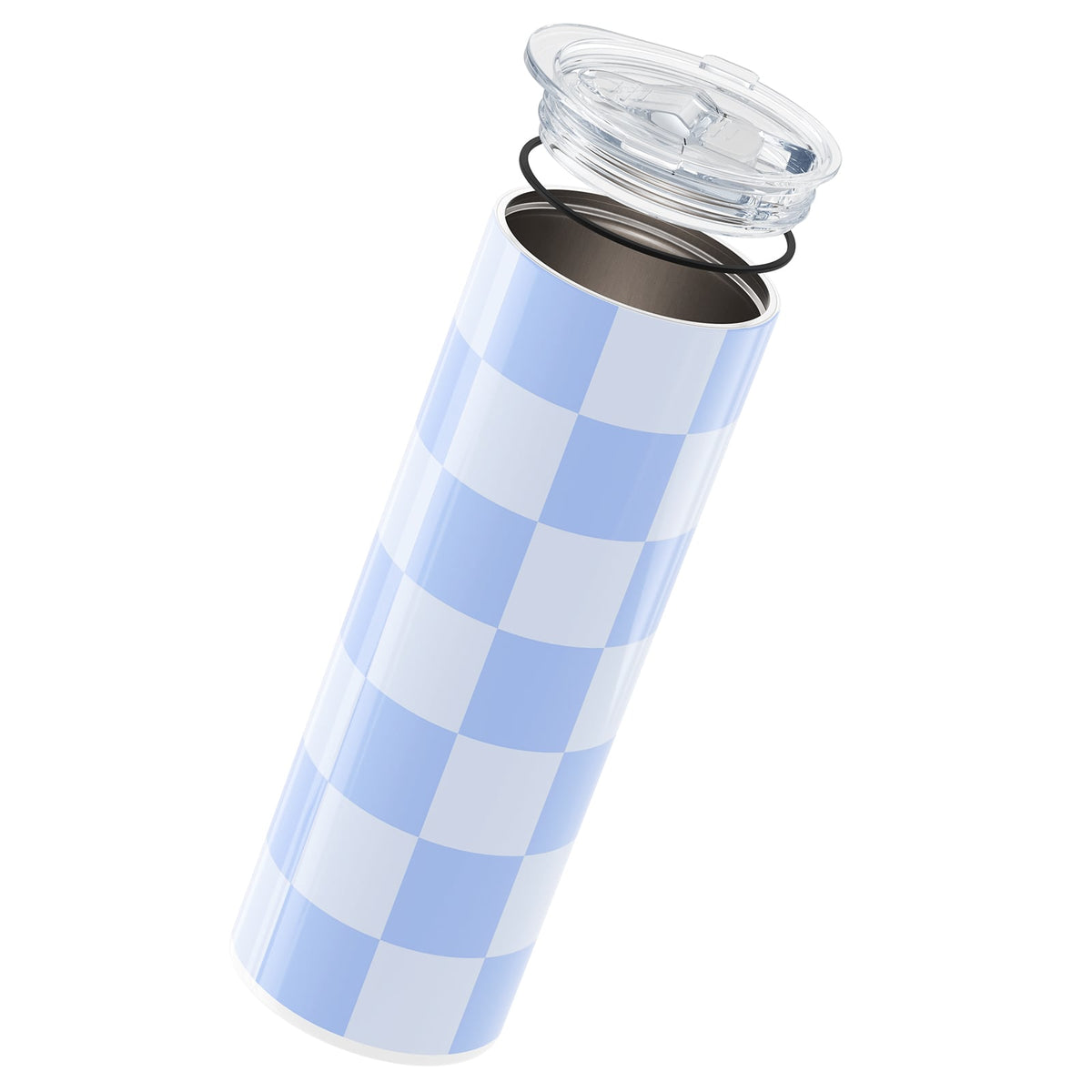 Blue Checkered Insulated 20oz Cup
