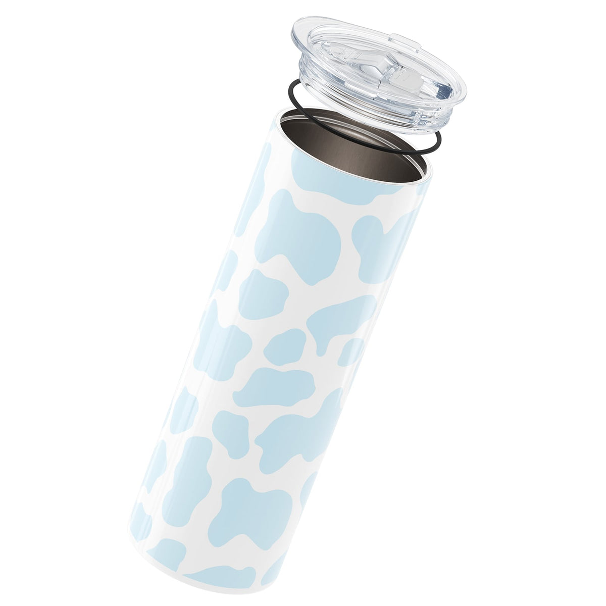 Blue Cow Print Insulated 20oz Cup