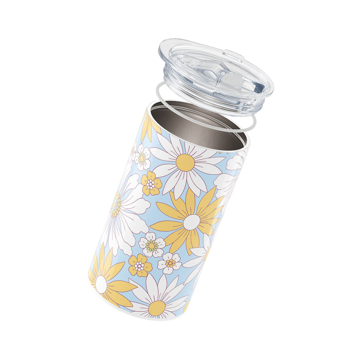 Blue Floral 340ml Coffee Cup By Hydronair