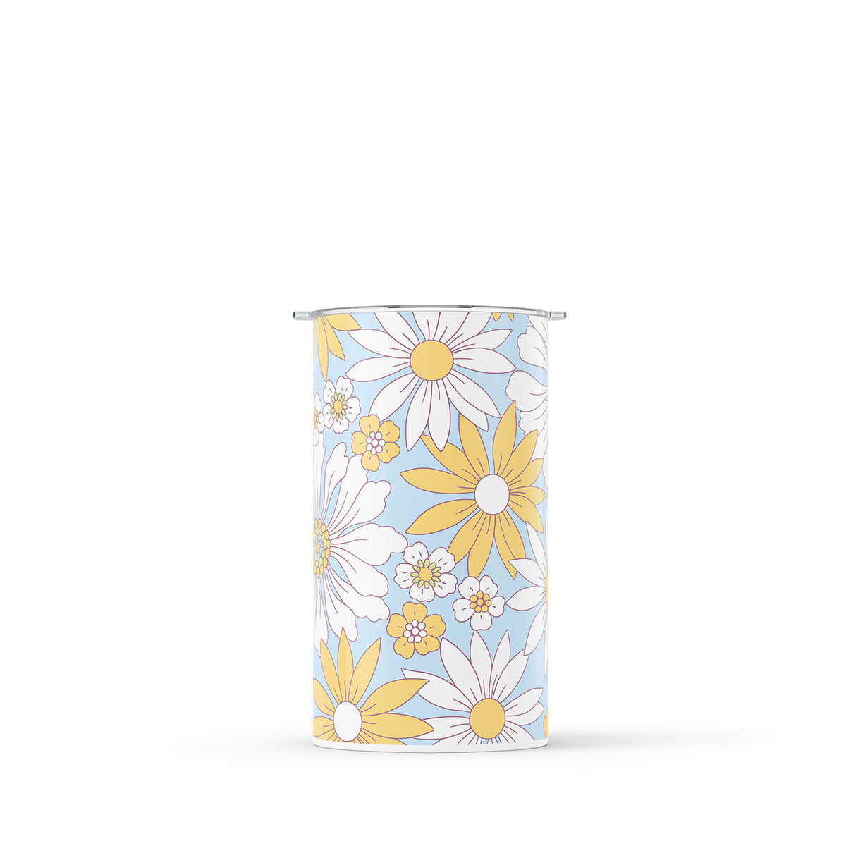 Blue Floral 340ml Reusable Coffee Cup By Hydronair