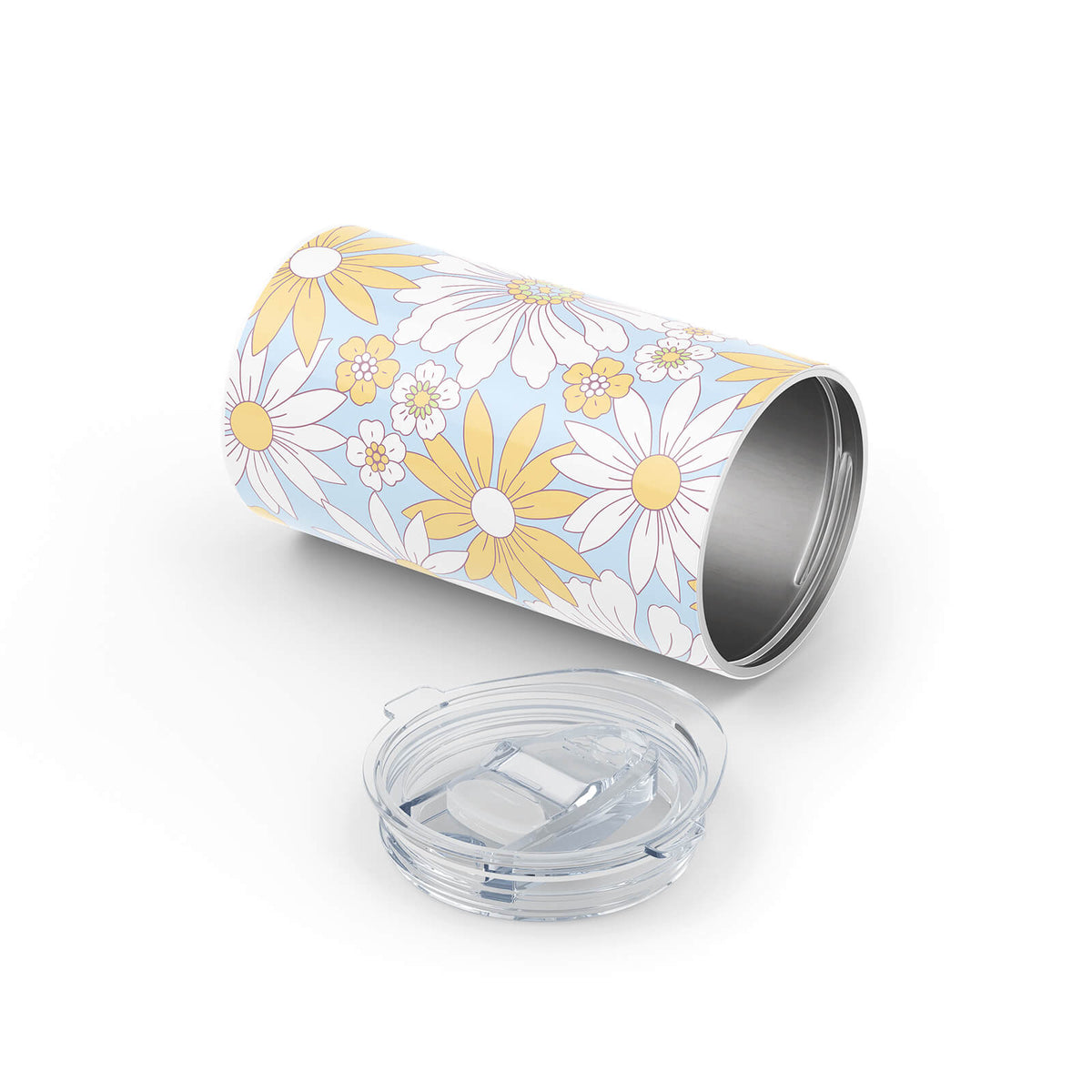 Blue Floral 340ml Reusable Cup By Hydronair
