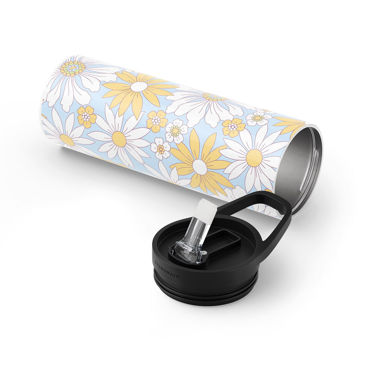 Blue Floral 560ml Bottle By Hydronair