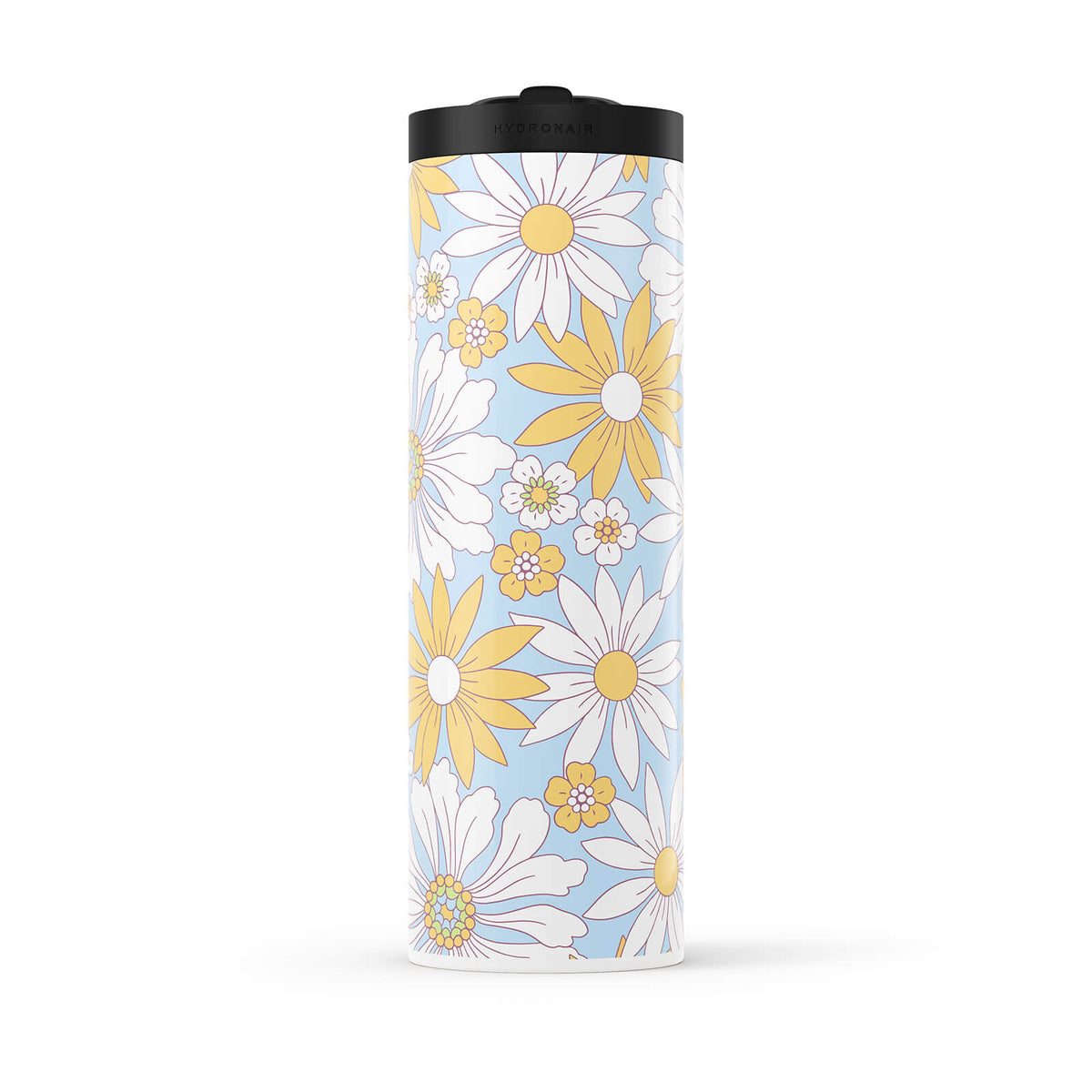 Blue Floral 560ml Water Bottle By Hydronair
