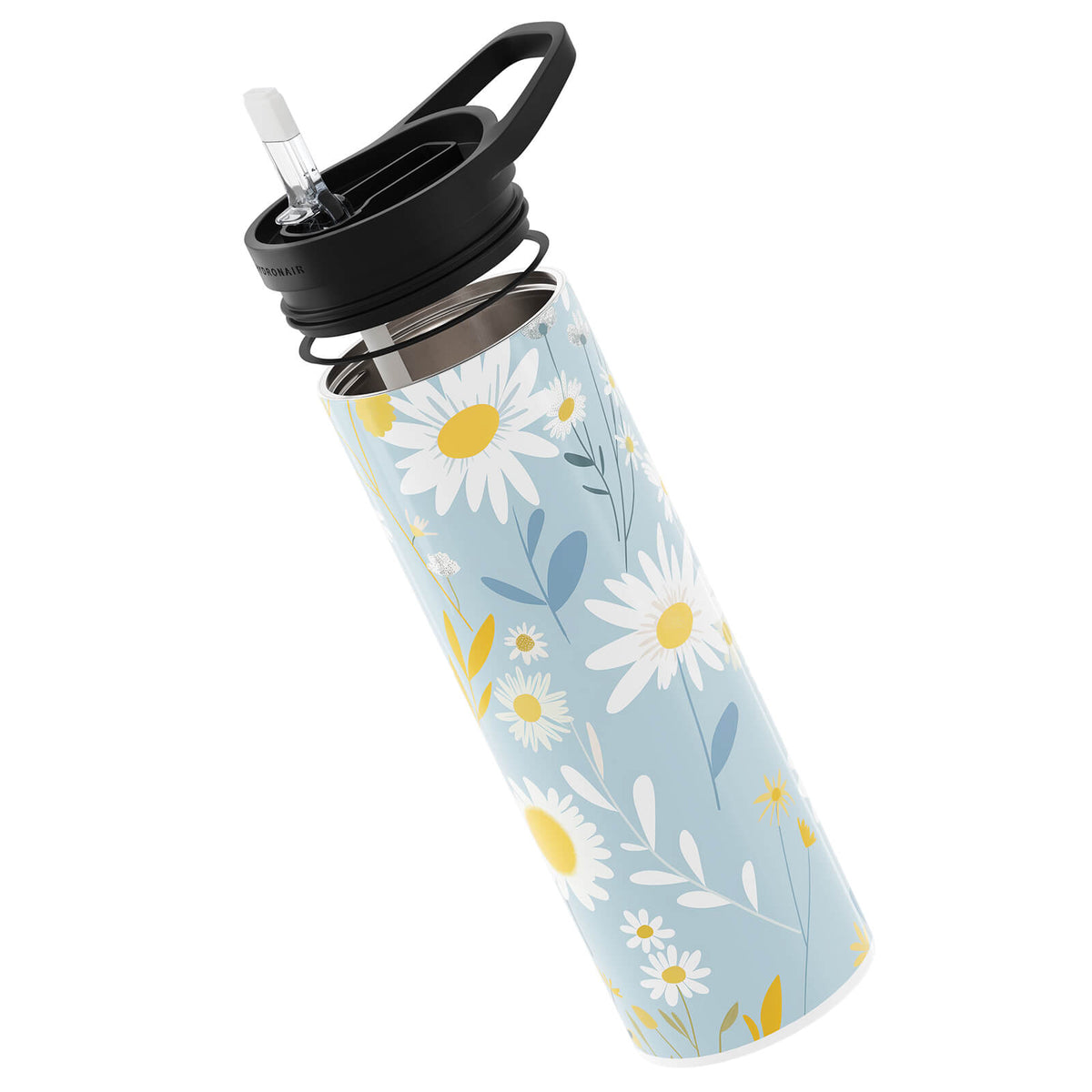 Blue Floral Double Walled 20oz Bottle