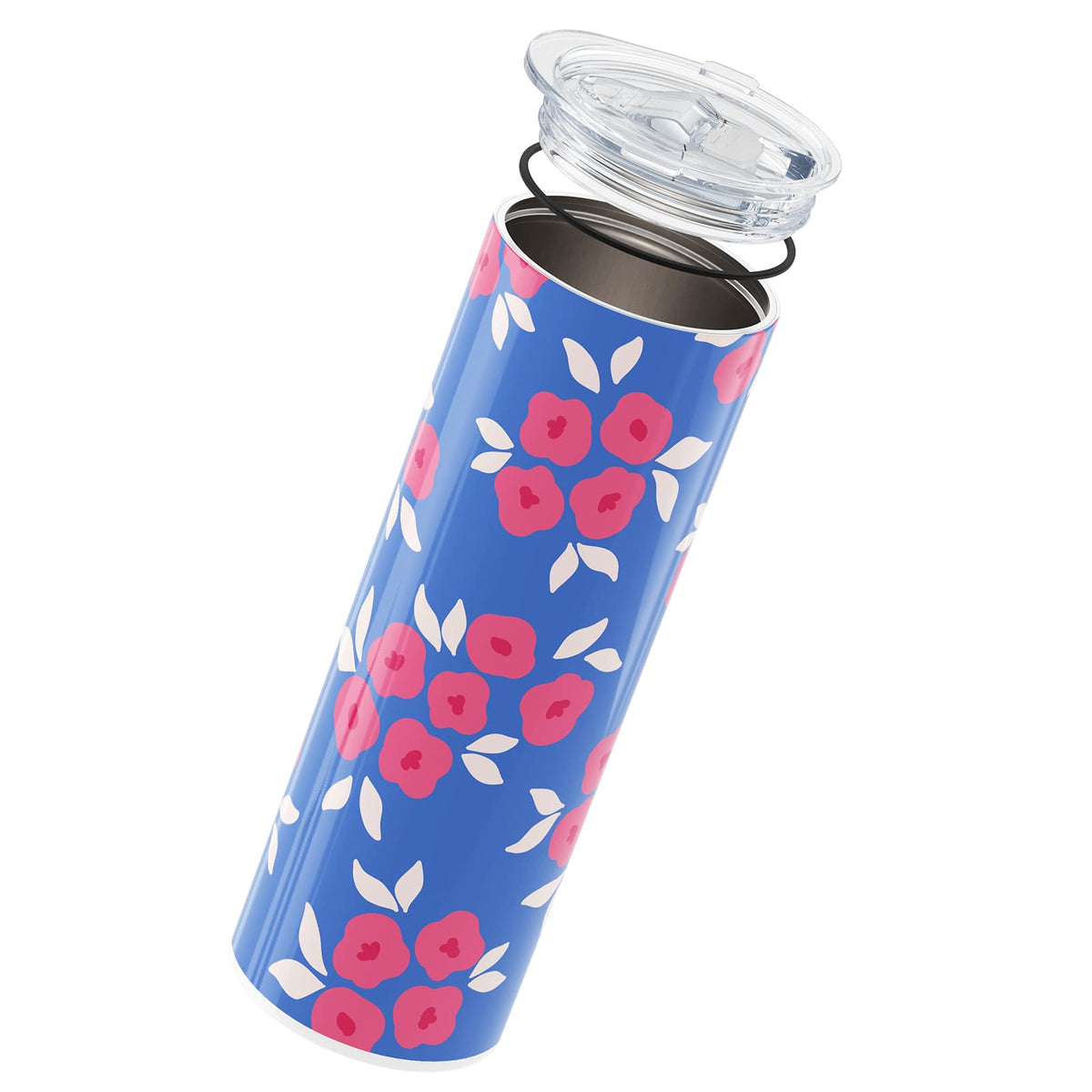 Blue Floral Insulated 20oz Cup