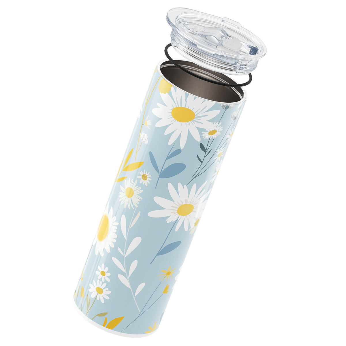 Blue Floral Insulated 20oz Cup