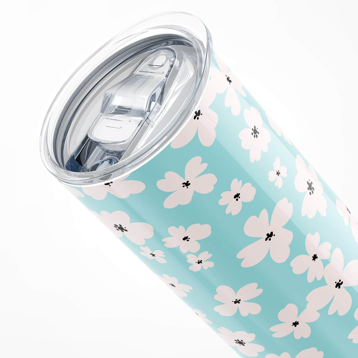 Blue Floral Insulated 20oz Tumbler 