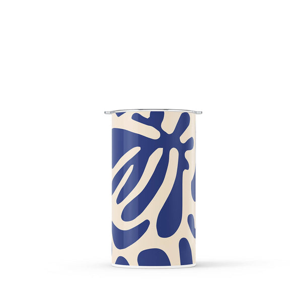 Blue Floral Spring 340ml Reusable Coffee Cup By Hydronair