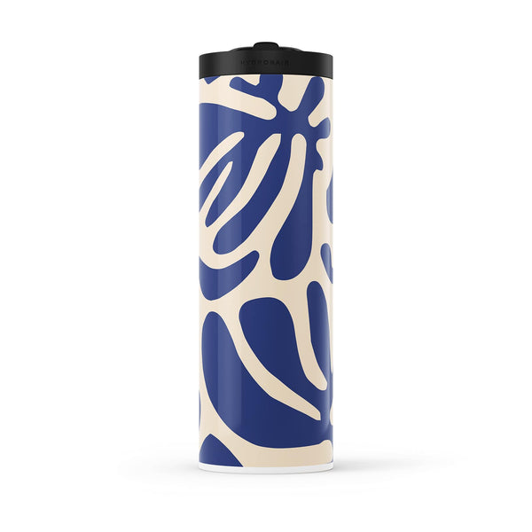 Blue Floral Spring 560ml Water Bottle By Hydronair