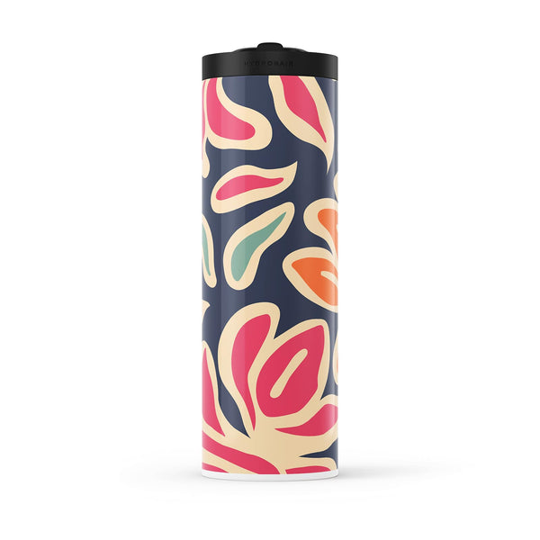 Blue Floral Spring 560ml Water Bottle By Hydronair