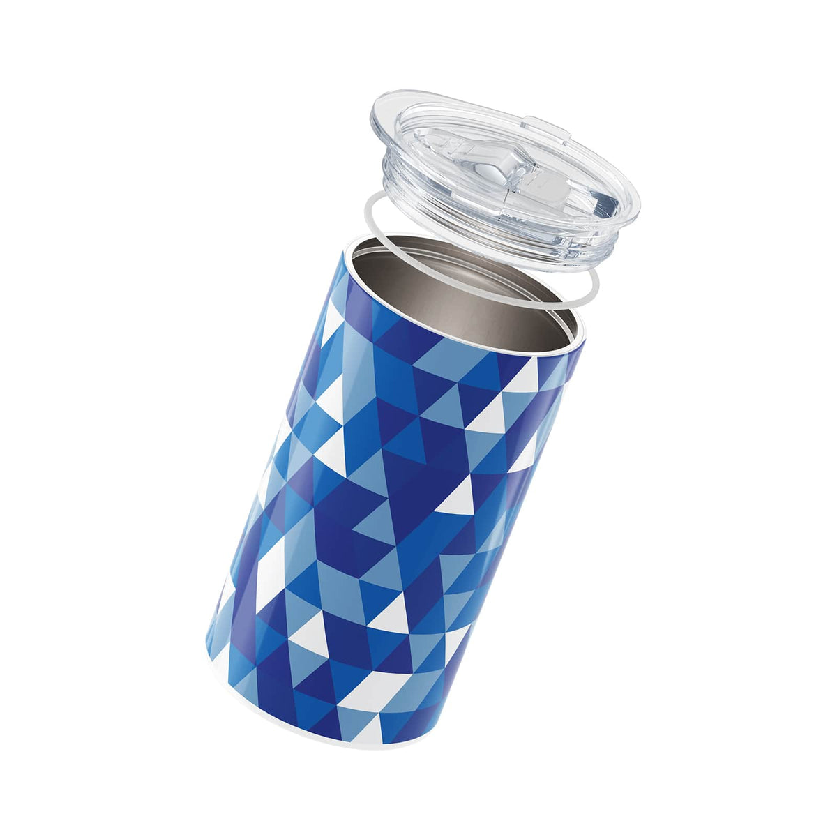 Blue Geometric 340ml Coffee Cup By Hydronair 