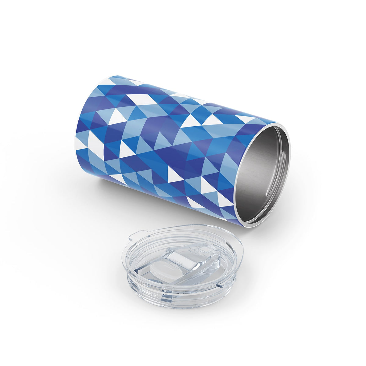 Blue Geometric 340ml Reusable Cup By Hydronair