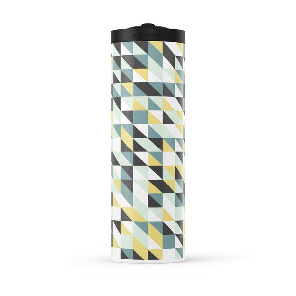 Blue Geometric 560ml Water Bottle By Hydronair