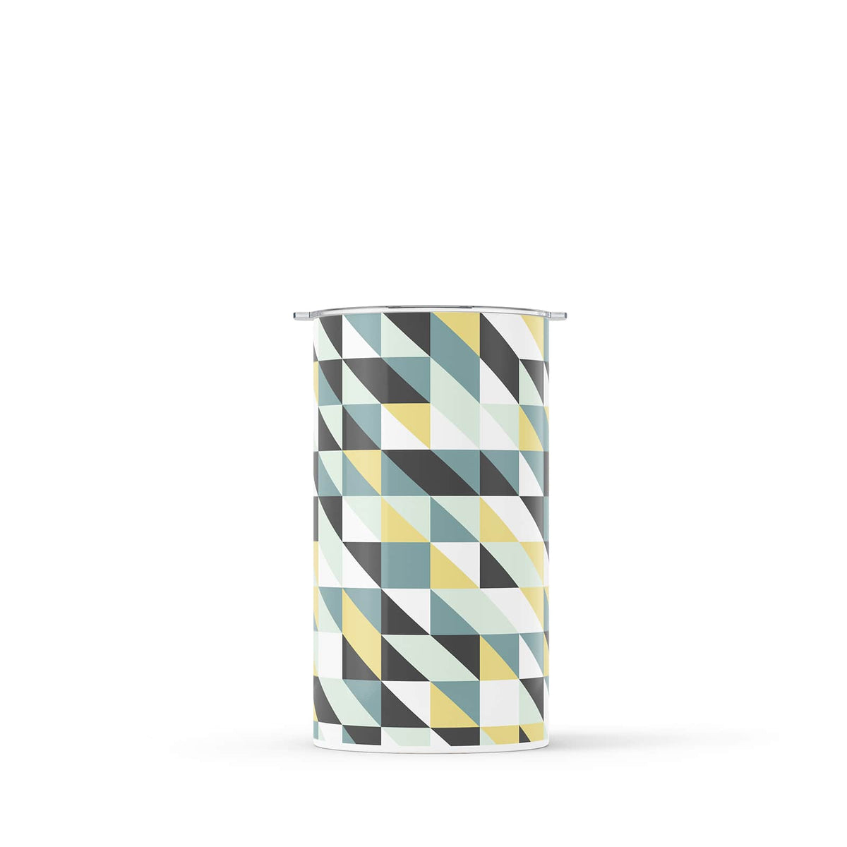Blue Geometric 340ml Reusable Coffee Cup By Hydronair