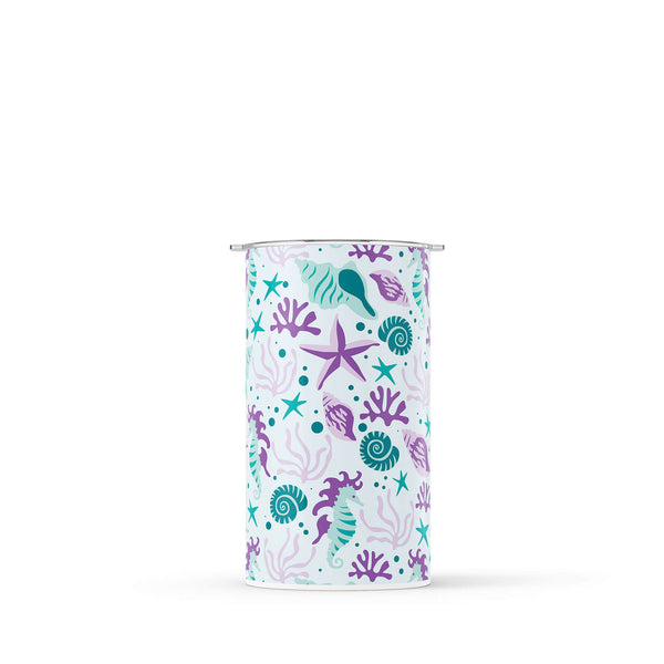 Blue Nautical 340ml Reusable Coffee Cup By Hydronair
