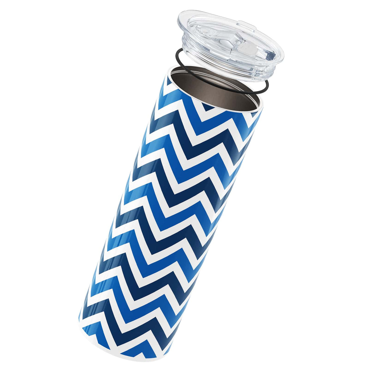 Blue Patterned Insulated 20oz Cup