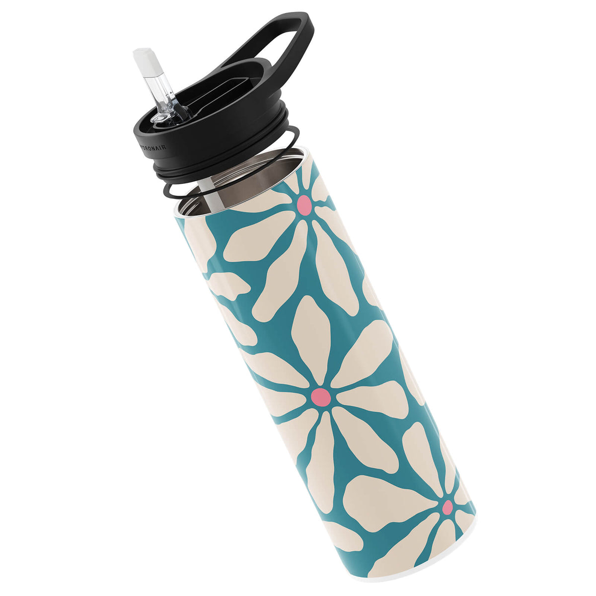 Blue Retro 560ml Reusable Bottle By Hydronair