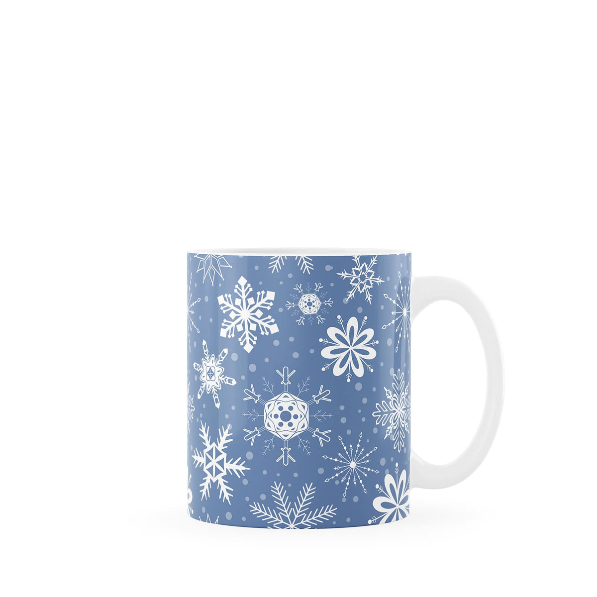 Blue Snowflake Mug