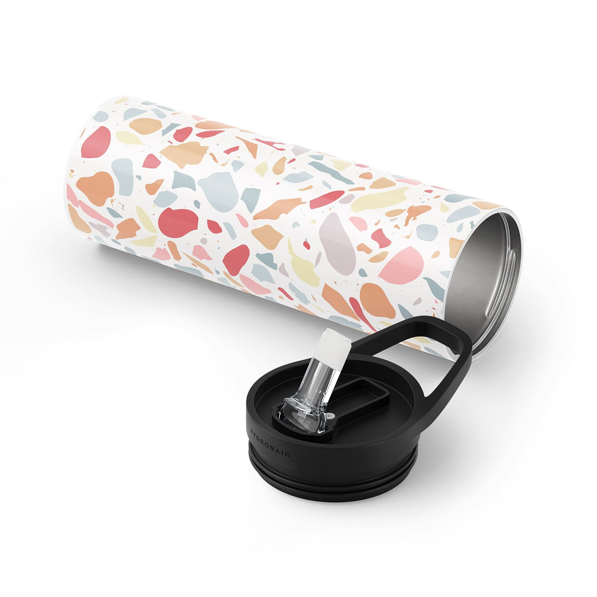 Blue Terrazzo 560ml Bottle By Hydronair