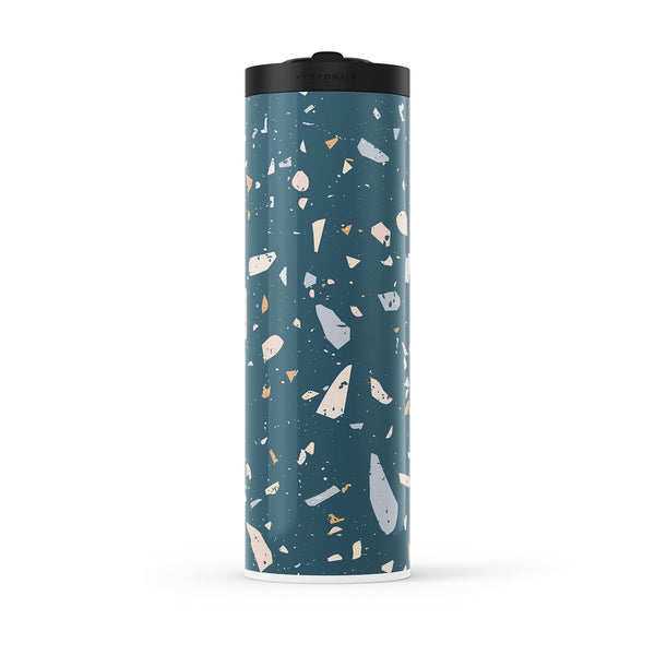 Blue Terrazzo 560ml Water Bottle By Hydronair